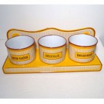 vintage 1930s french enamelware laundry set