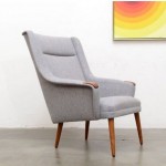 vintage 1950s danish modern lounge chair