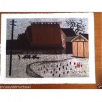 vintage 1962 kiyoshi saito woodblock print