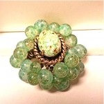 vintage 1964 christian dior peking glass brooch