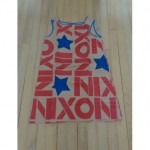 vintage 1968 nixon campaign paper dress