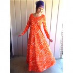 vintage 1970s diane von furstenberg i magnin maxi dress