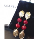 vintage 1980s chanel earrings