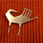 vintage betty cooke modernist sterling pin