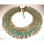 vintage coppola e toppo glass necklace