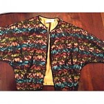 vintage elizabeth arden lace cocktail jacket