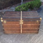 vintage large louis vuitton steamer trunk