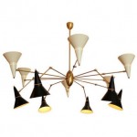 vintage mid-century chandelier