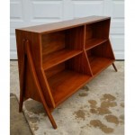 vintage midcentury kipp stewart macdougall for drexel teak bookcase