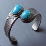 vintage navajo sterling turquoise bracelet