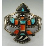 vintage zuni knifewing inlay bracelet