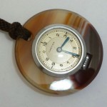 vintage cartier banded agate lapel watch