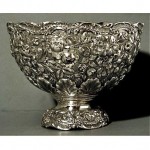 antique 1895 jacobi & jenkins sterling punch bowl