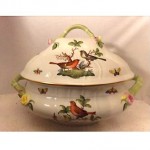 antique herend soup tureen