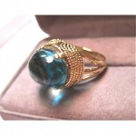 vintage 14k topaz ring