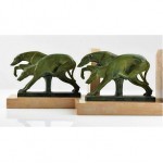 vintage 1930s art deco bookends