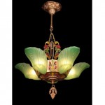 vintage 1930s art deco chandelier