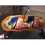 vintage 1930s clarice cliff cake tray