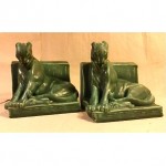 vintage 1940s pair rookwood pottery bookends