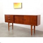 vintage 1950s teak credenza sideboard