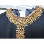 vintage 1960s beaded wool dress