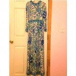 vintage 1960s bessi for elizabeth arden silk maxi dress