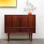 vintage 1960s danish rosewood entry chest