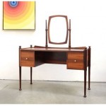 vintage 1960s danish rosewood vanity