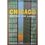 vintage 1960s united airlines poster