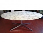 vintage 1961 knoll marble conference table