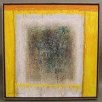 vintage 1963 walter feldman oil on canvas painting