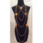 vintage 1980s chanel chain necklace