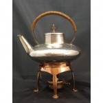 vintage archibold knox for liberty & co tudric kettle and stand