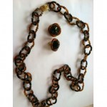 vintage archimede seguso necklace and earrings