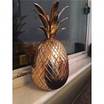 vintage brass pineapple ice bucket