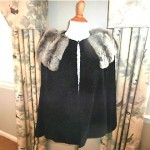 vintage broadtail and chinchilla jacket