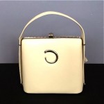 vintage cartier leather handbag