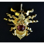 vintage castlecliff pendant brooch