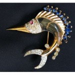 vintage coro craft brooch