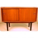 vintage danish teak mini sideboard