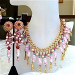 vintage de lillo necklace and earrings set