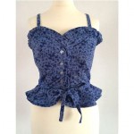 vintage laura ashley corset top