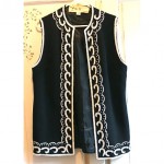 vintage lilli ann beaded vest