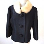 vintage lilli ann fur trim jacket