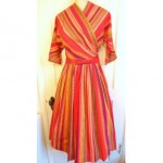 vintage nelly don cotton dress