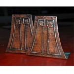 vintage roycroft copper bookends