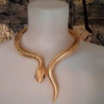 vintage snake collar necklace