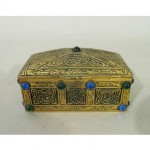 vintage tiffany studios stamp box