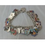 vintage silver charm bracelet