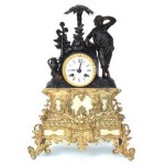 antique 1830s french mantle clock